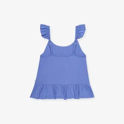 Posh Peanut Ruffled Tank New