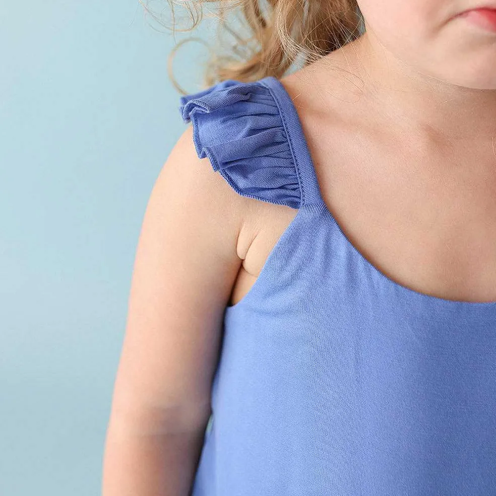 Posh Peanut Ruffled Tank New