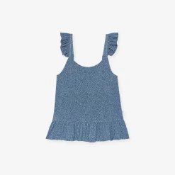 Posh Peanut Ruffled Tank Store