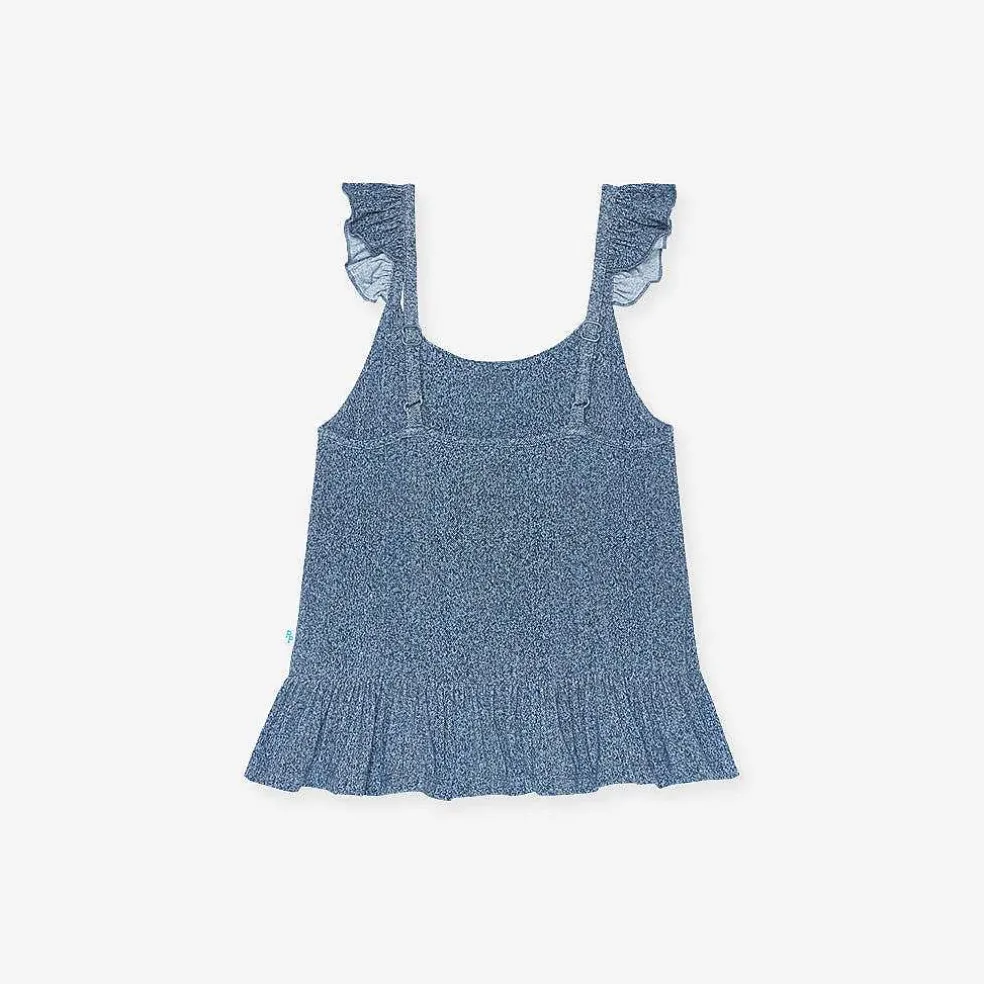 Posh Peanut Ruffled Tank Store