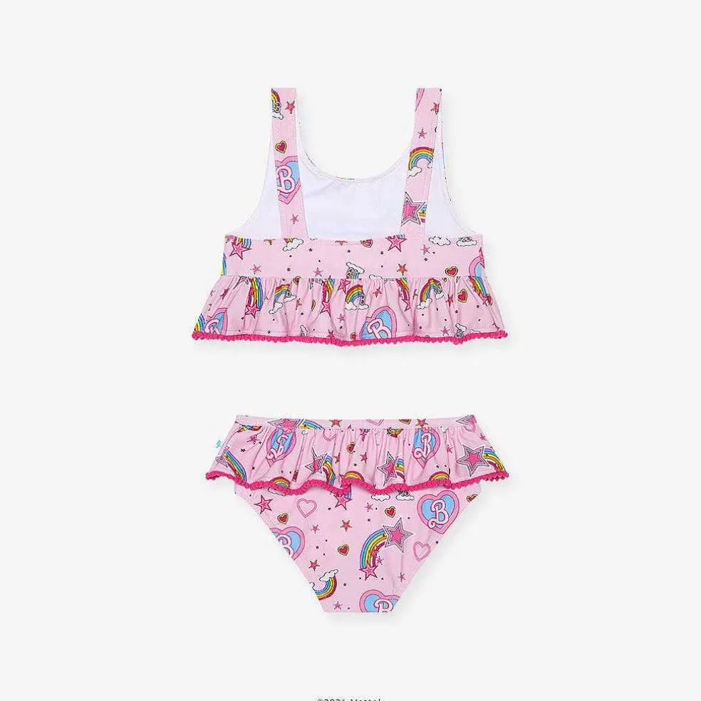 Posh Peanut Ruffled Tankini Two Piece Swimsuit Fashion