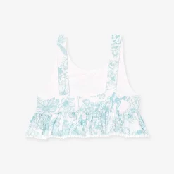 Posh Peanut Ruffled Tankini Two Piece Swimsuit Cheap