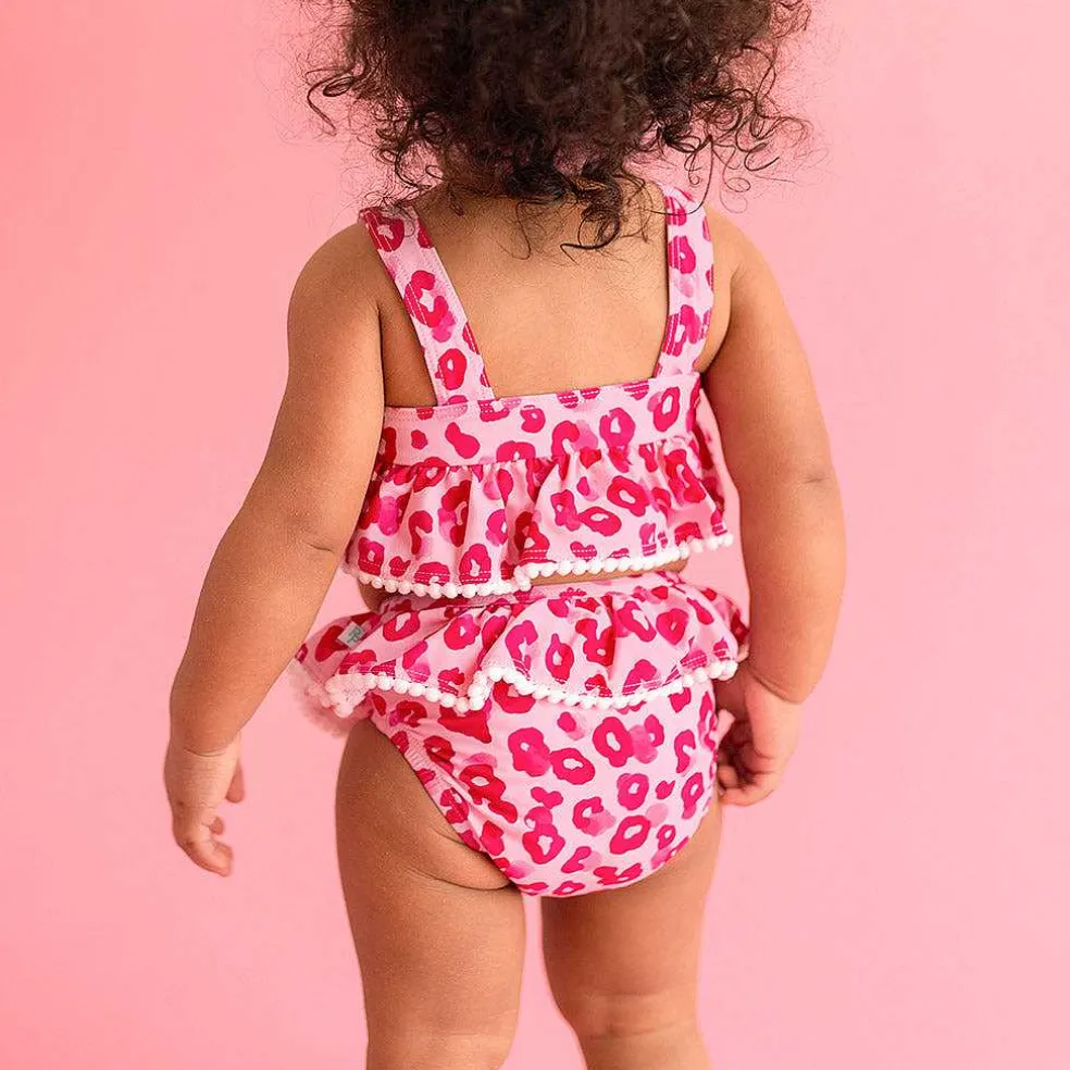 Posh Peanut Ruffled Tankini Two Piece Swimsuit Best Sale