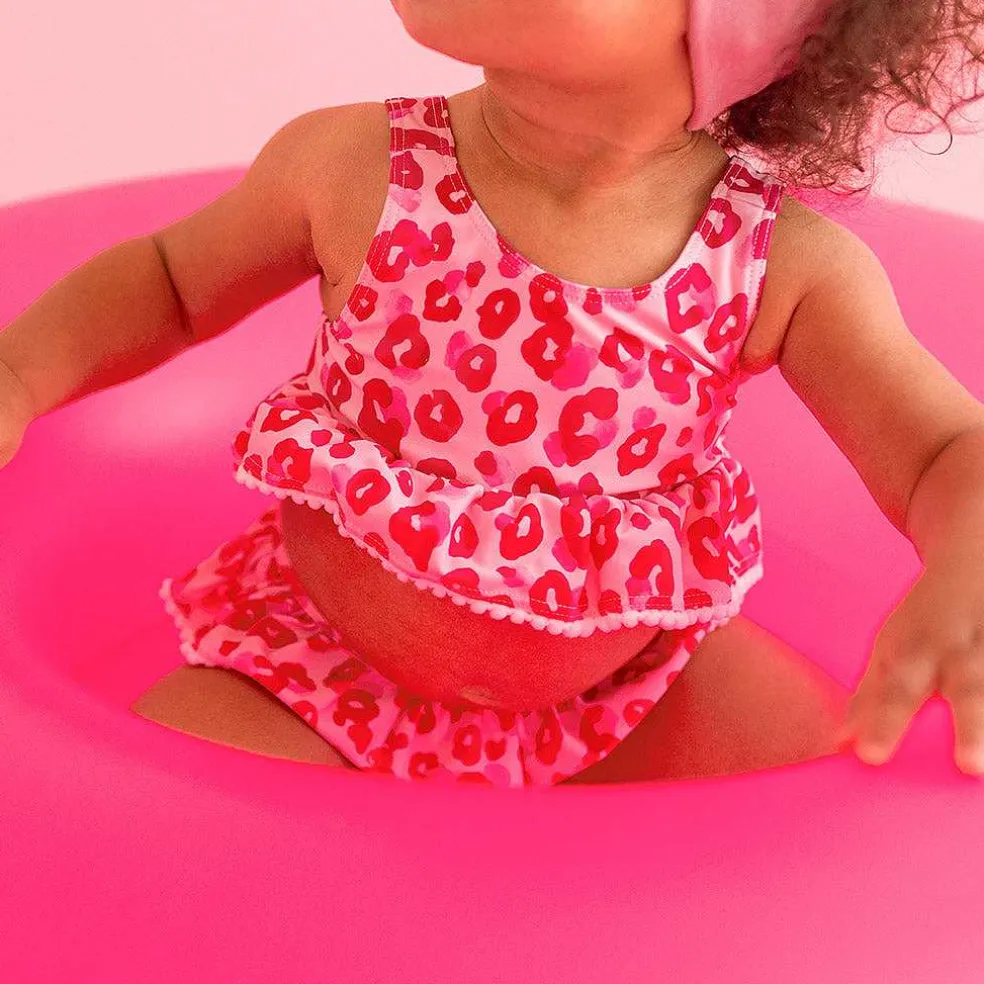 Posh Peanut Ruffled Tankini Two Piece Swimsuit Best Sale
