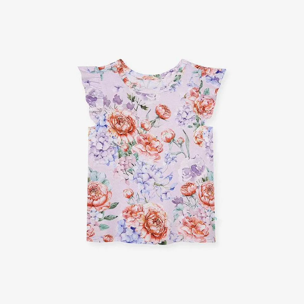 Posh Peanut Ruffled Tee Cheap