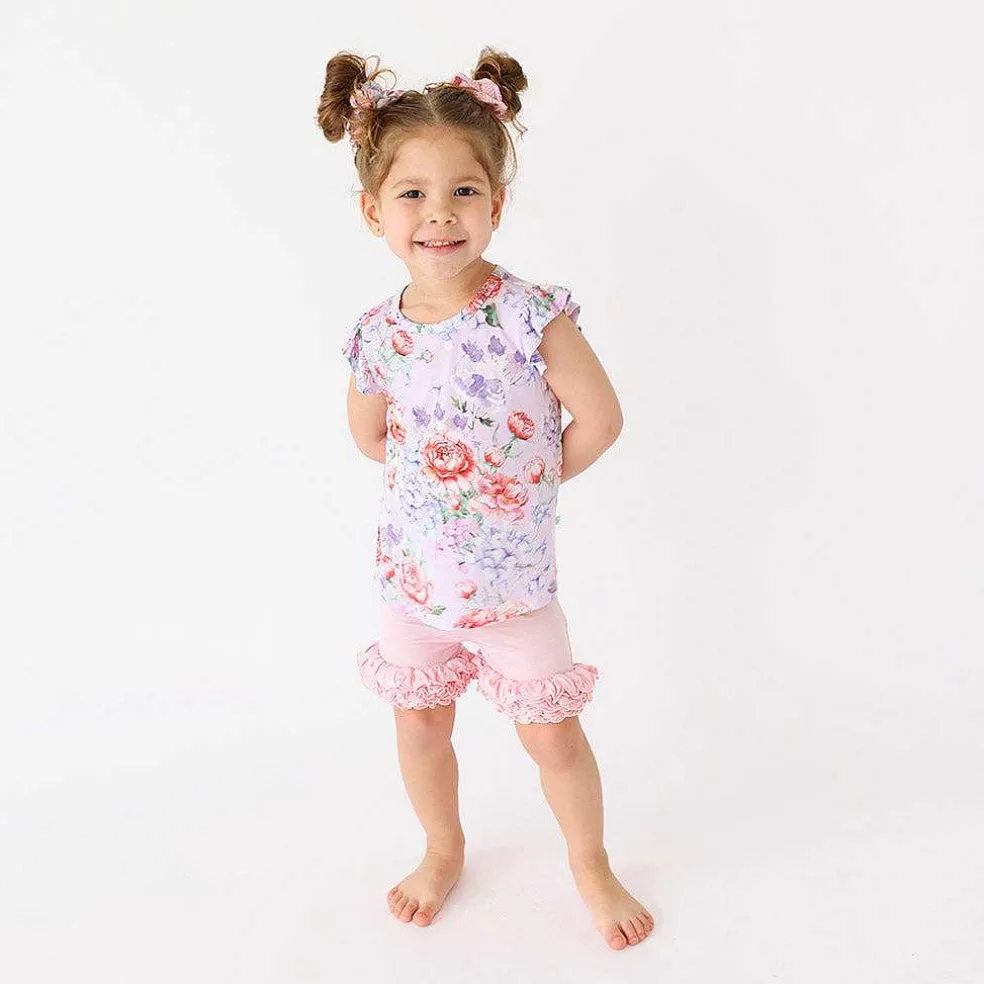 Posh Peanut Ruffled Tee Cheap