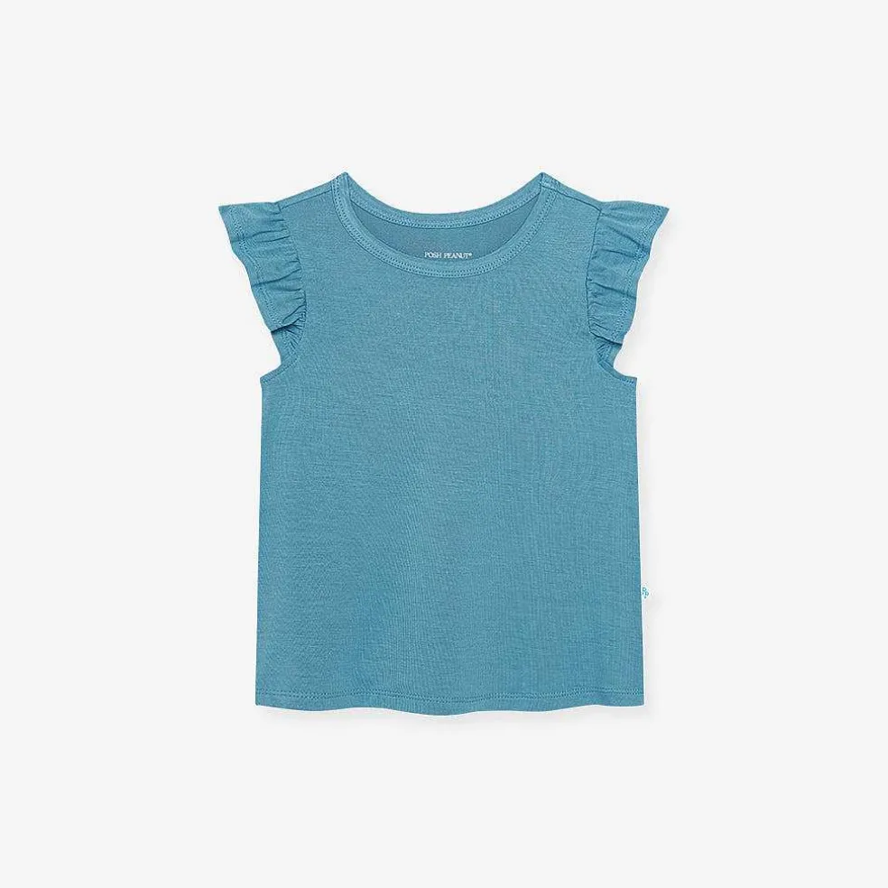 Posh Peanut Ruffled Tee Fashion