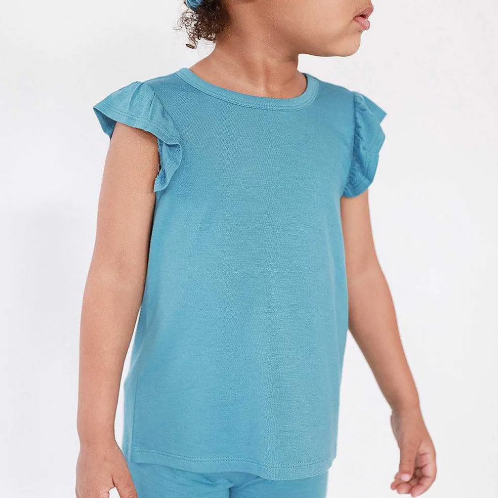 Posh Peanut Ruffled Tee Fashion