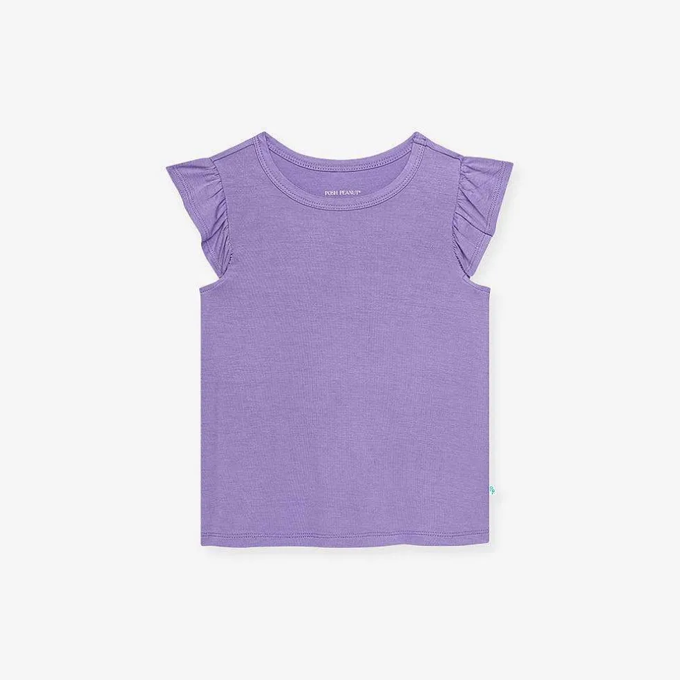 Posh Peanut Ruffled Tee Hot