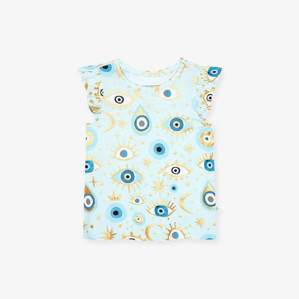 Posh Peanut Ruffled Tee Cheap
