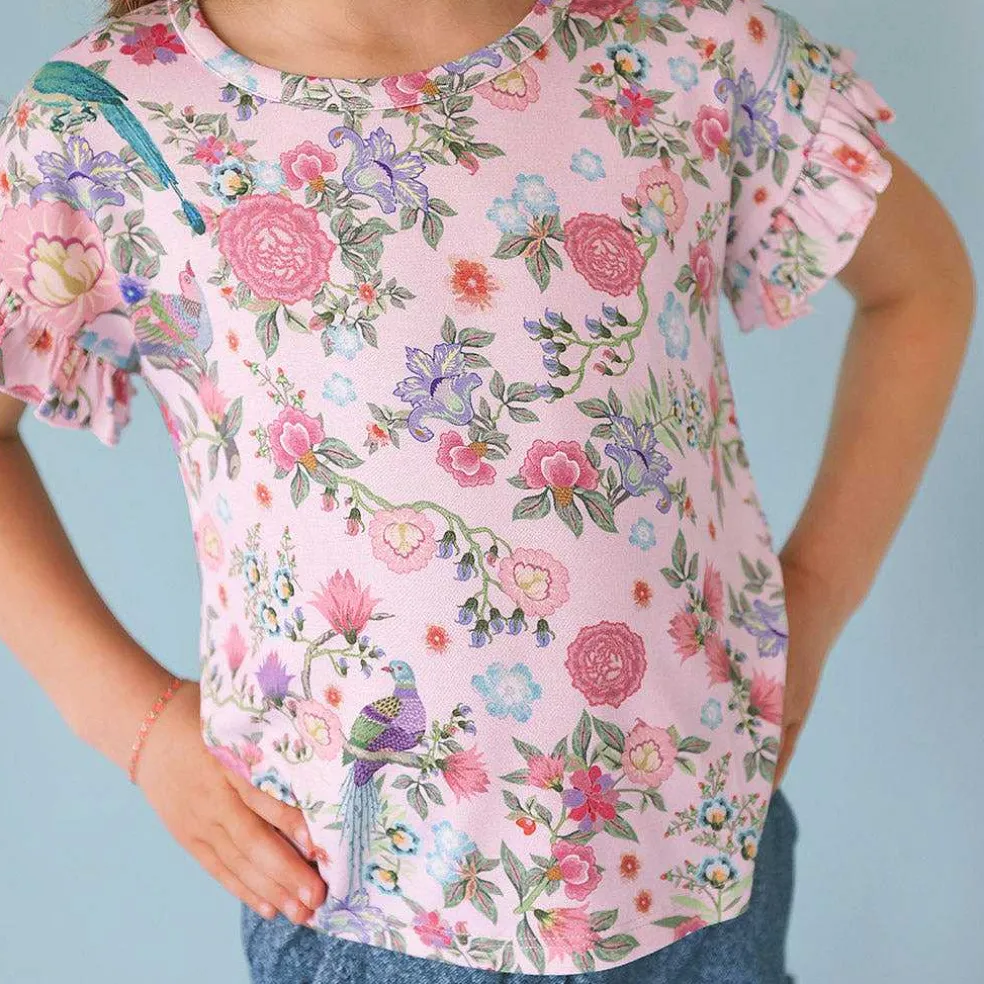 Posh Peanut Ruffled Tee Cheap
