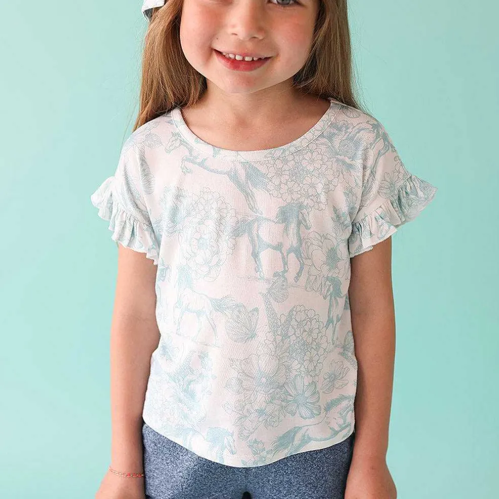 Posh Peanut Ruffled Tee Sale