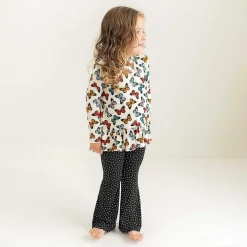 Posh Peanut Ruffled Tee Bell Bottom Set Shop