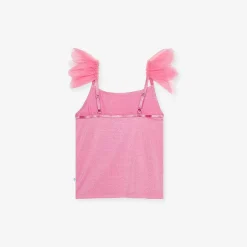 Posh Peanut Ruffled Tulle Cami Flash Sale