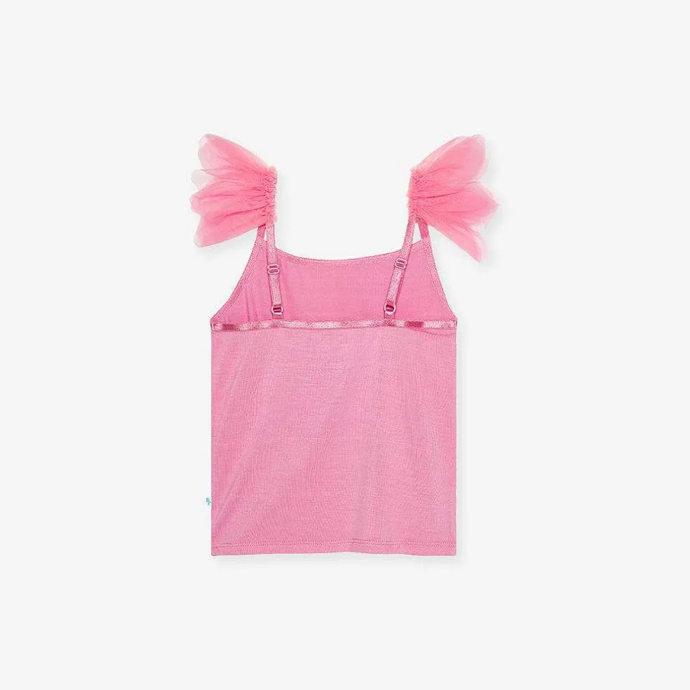 Posh Peanut Ruffled Tulle Cami Flash Sale