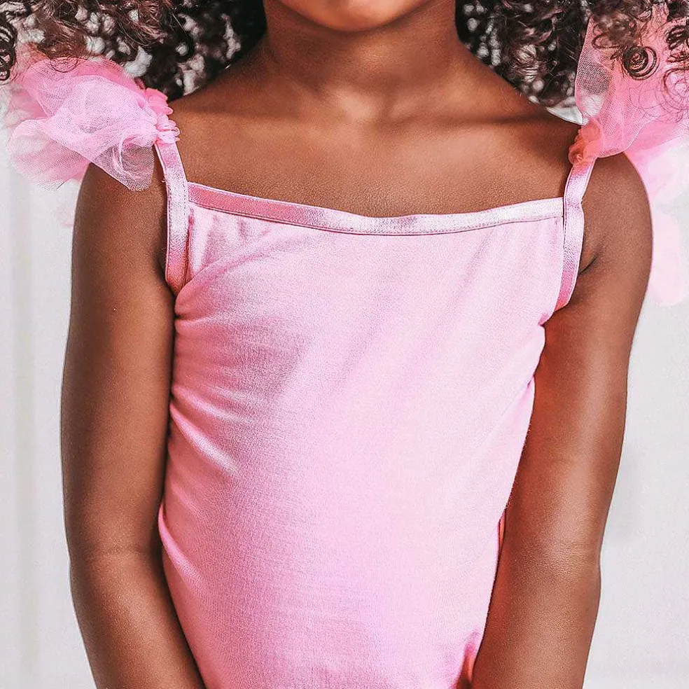 Posh Peanut Ruffled Tulle Cami Flash Sale