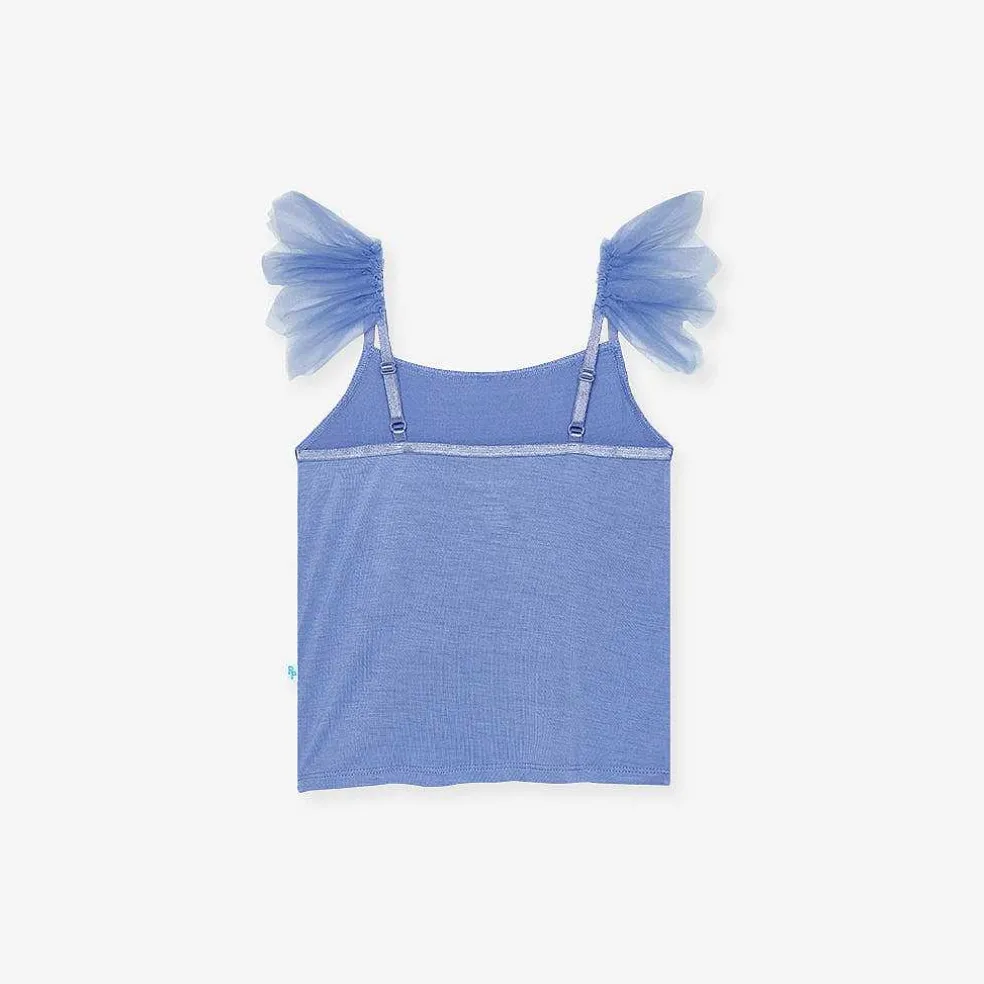 Posh Peanut Ruffled Tulle Cami Shop