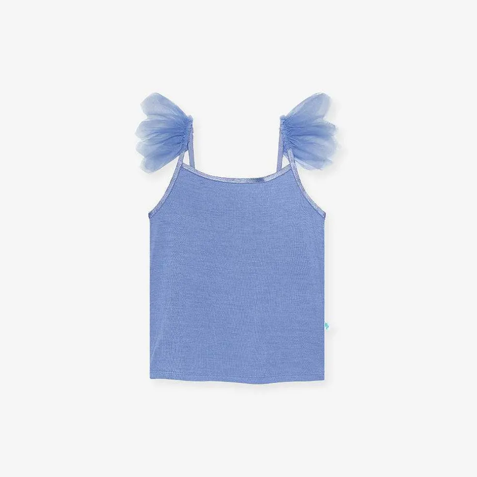 Posh Peanut Ruffled Tulle Cami Shop