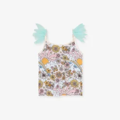 Posh Peanut Ruffled Tulle Cami New