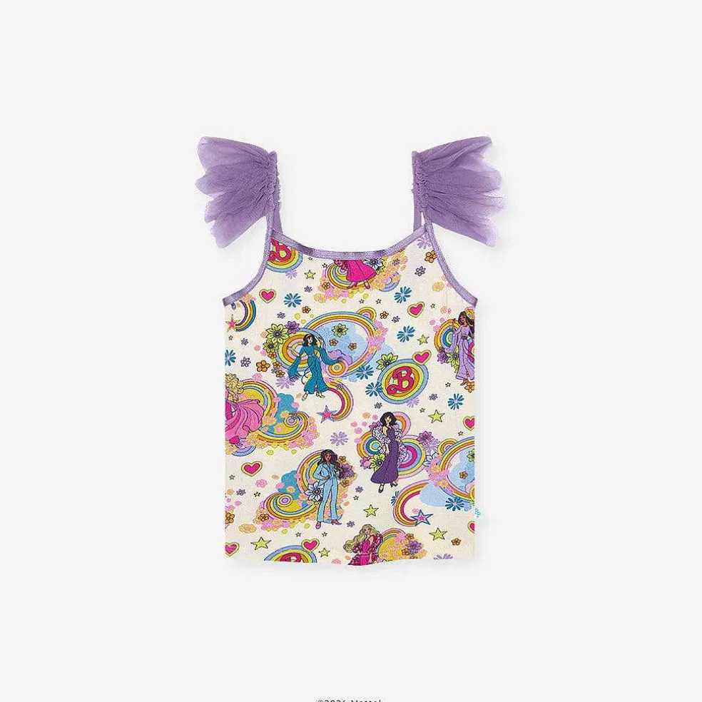 Posh Peanut Ruffled Tulle Cami Sale