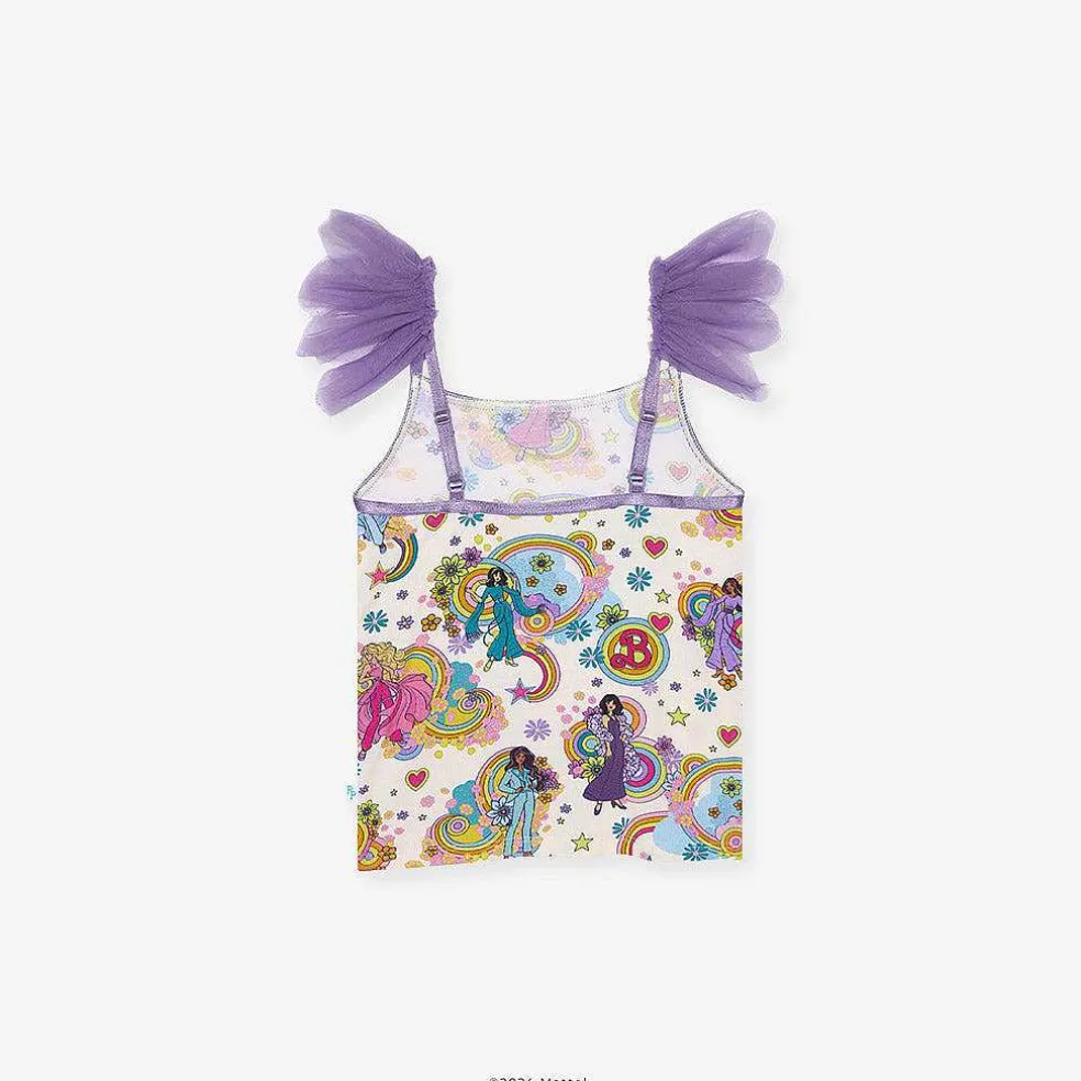 Posh Peanut Ruffled Tulle Cami Sale