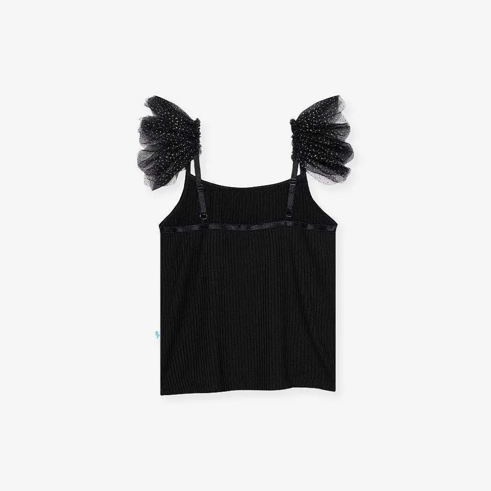 Posh Peanut Ruffled Tulle Cami Shop