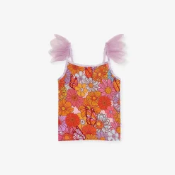 Posh Peanut Ruffled Tulle Cami Hot