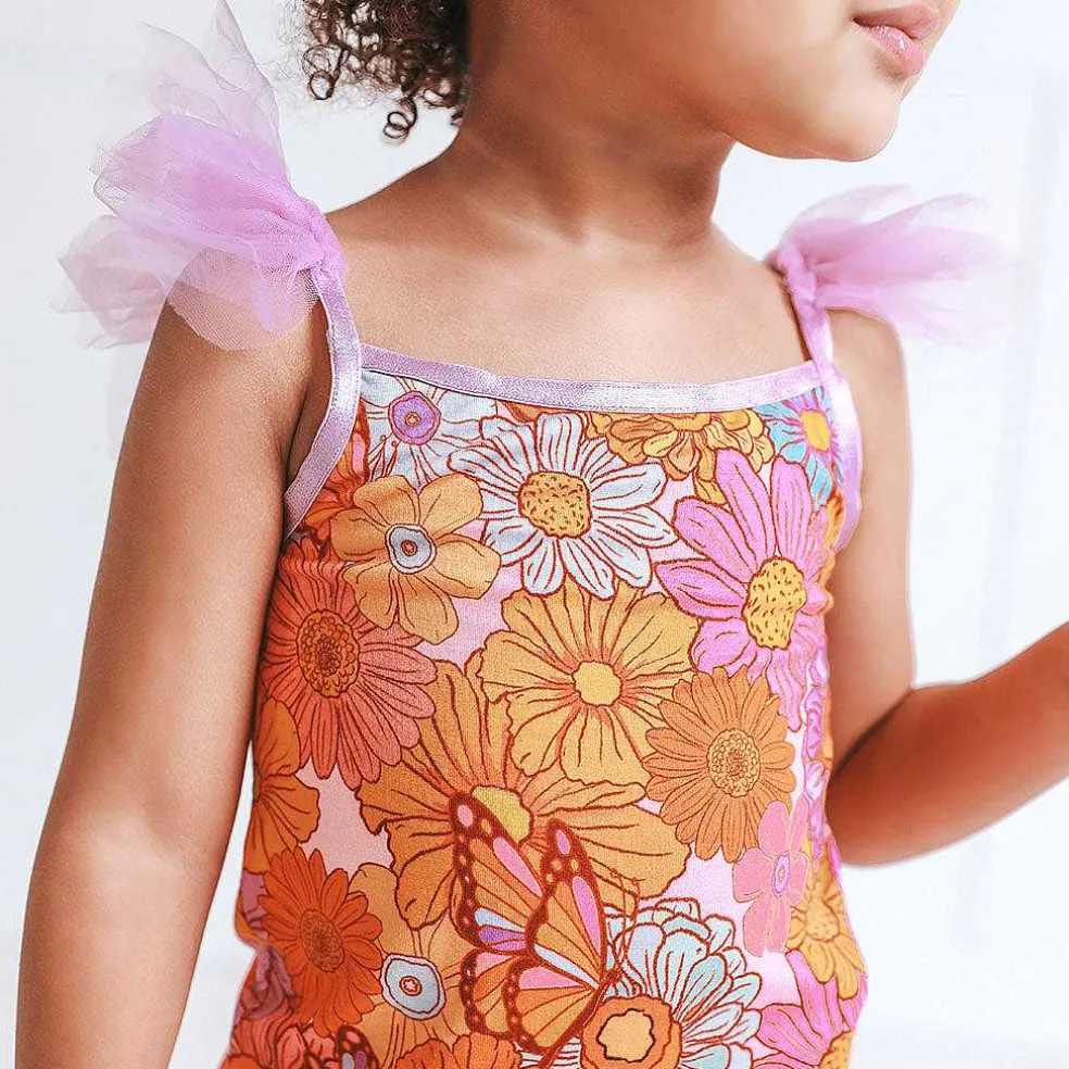 Posh Peanut Ruffled Tulle Cami Hot