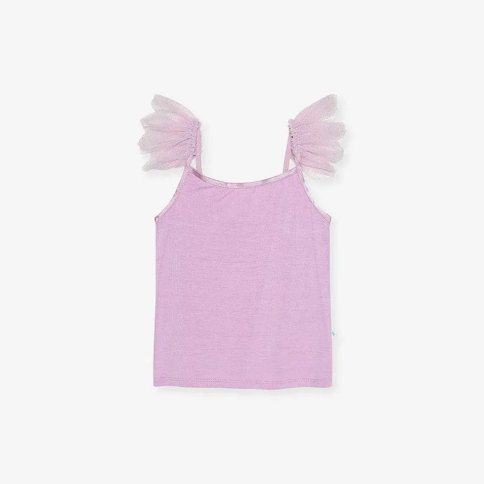 Posh Peanut Ruffled Tulle Cami Sale