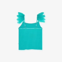 Posh Peanut Ruffled Tulle Cami New