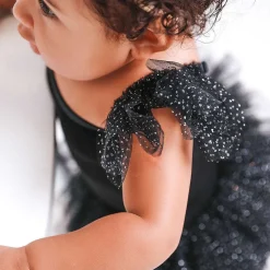 Posh Peanut Ruffled Tulle Sleeveless Bodysuit Outlet