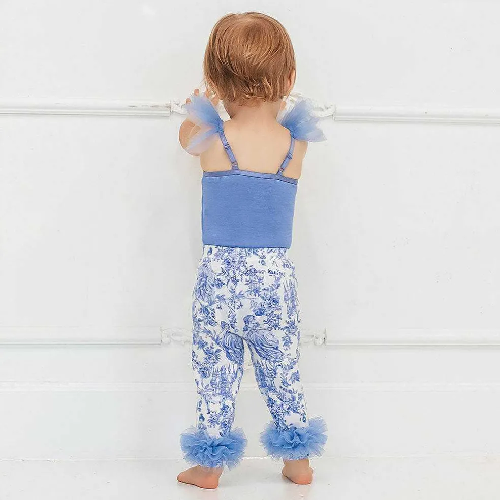 Posh Peanut Ruffled Tulle Sleeveless Bodysuit Flash Sale