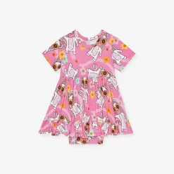 Posh Peanut Ruffled Twirl Bodysuit Dress Cheap