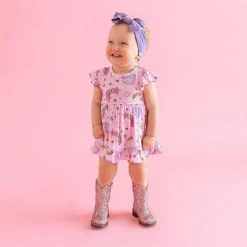 Posh Peanut Ruffled Twirl Bodysuit Dress Hot