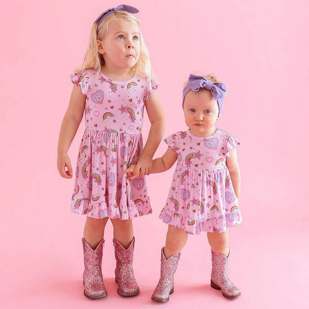 Posh Peanut Ruffled Twirl Bodysuit Dress Hot