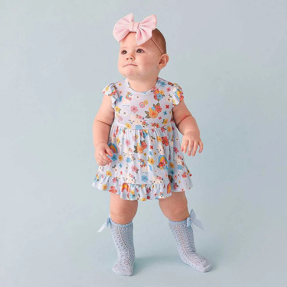 Posh Peanut Ruffled Twirl Bodysuit Dress Flash Sale