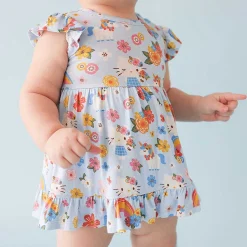 Posh Peanut Ruffled Twirl Bodysuit Dress Flash Sale