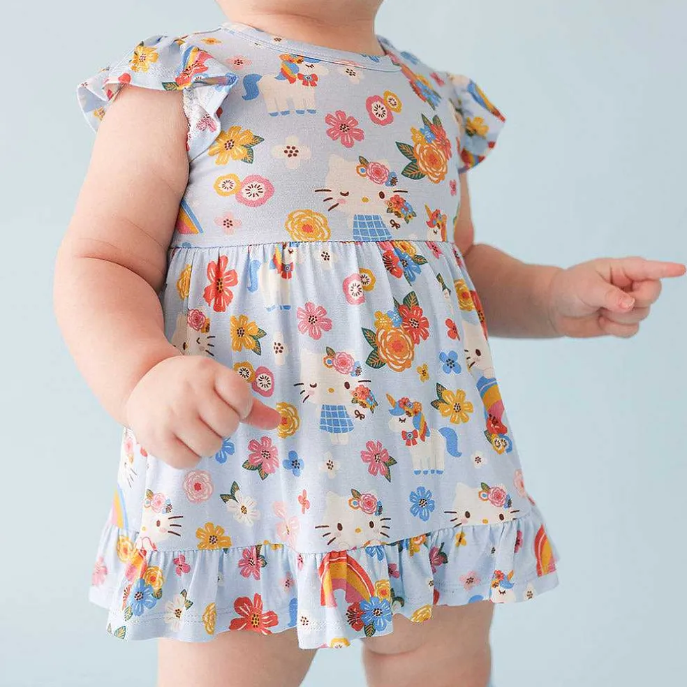 Posh Peanut Ruffled Twirl Bodysuit Dress Flash Sale