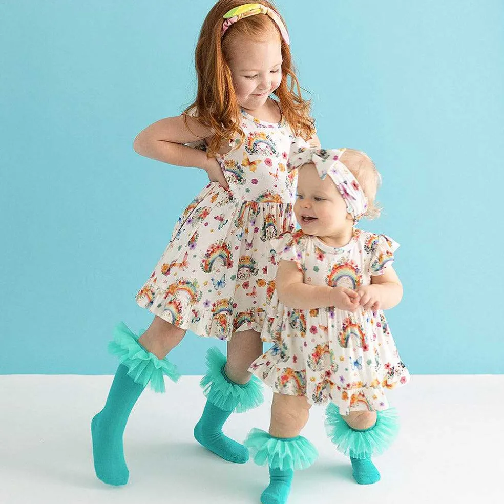 Posh Peanut Ruffled Twirl Bodysuit Dress Shop