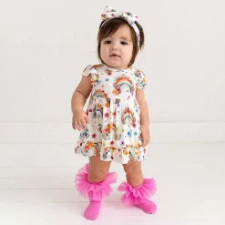Posh Peanut Ruffled Twirl Bodysuit Dress Shop