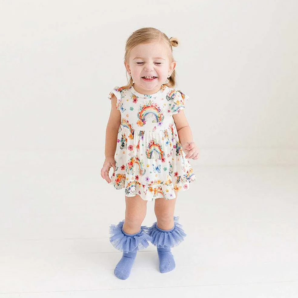 Posh Peanut Ruffled Twirl Bodysuit Dress Shop