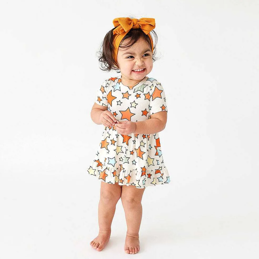 Posh Peanut Ruffled Twirl Bodysuit Dress Store