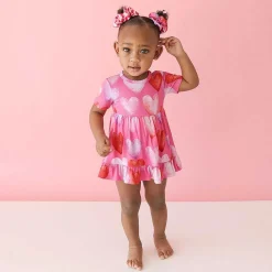 Posh Peanut Ruffled Twirl Bodysuit Dress Best