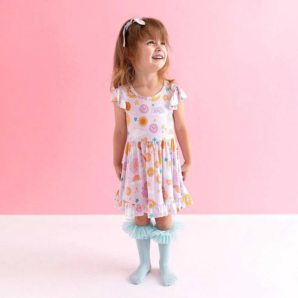Posh Peanut Ruffled Twirl Dress Cheap