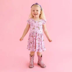 Posh Peanut Ruffled Twirl Dress Cheap