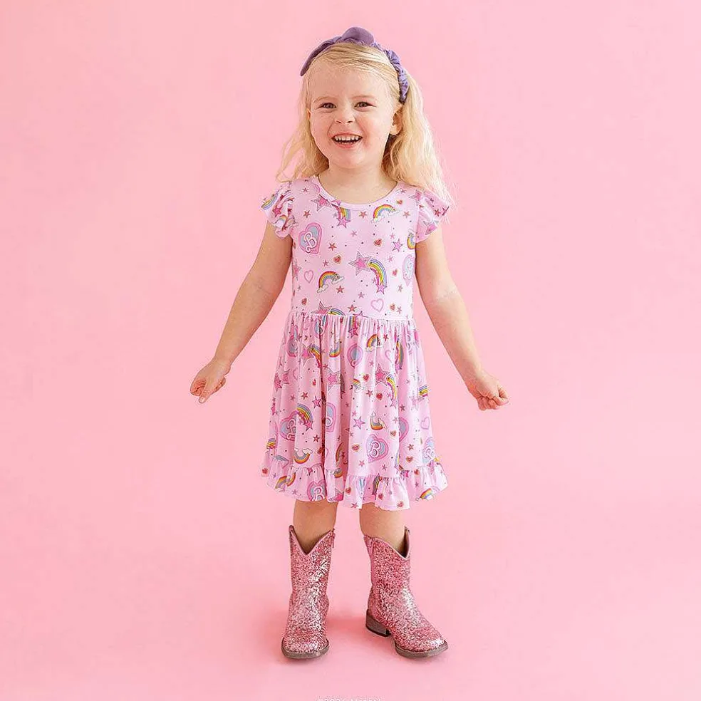 Posh Peanut Ruffled Twirl Dress Cheap