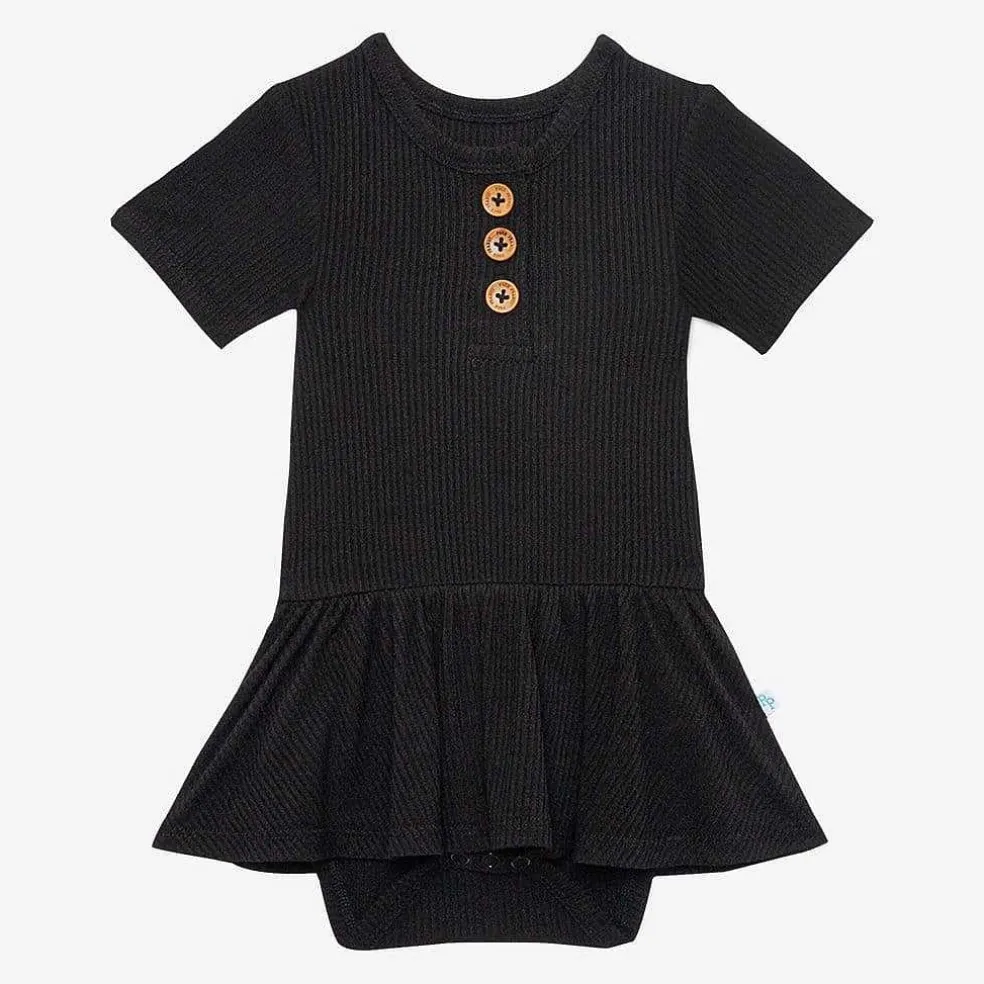 Posh Peanut Short Sleeve Henley Twirl Skirt Bodysuit Hot