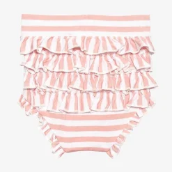 Posh Peanut Short Sleeve Peplum Ruffled Bummie Set Best