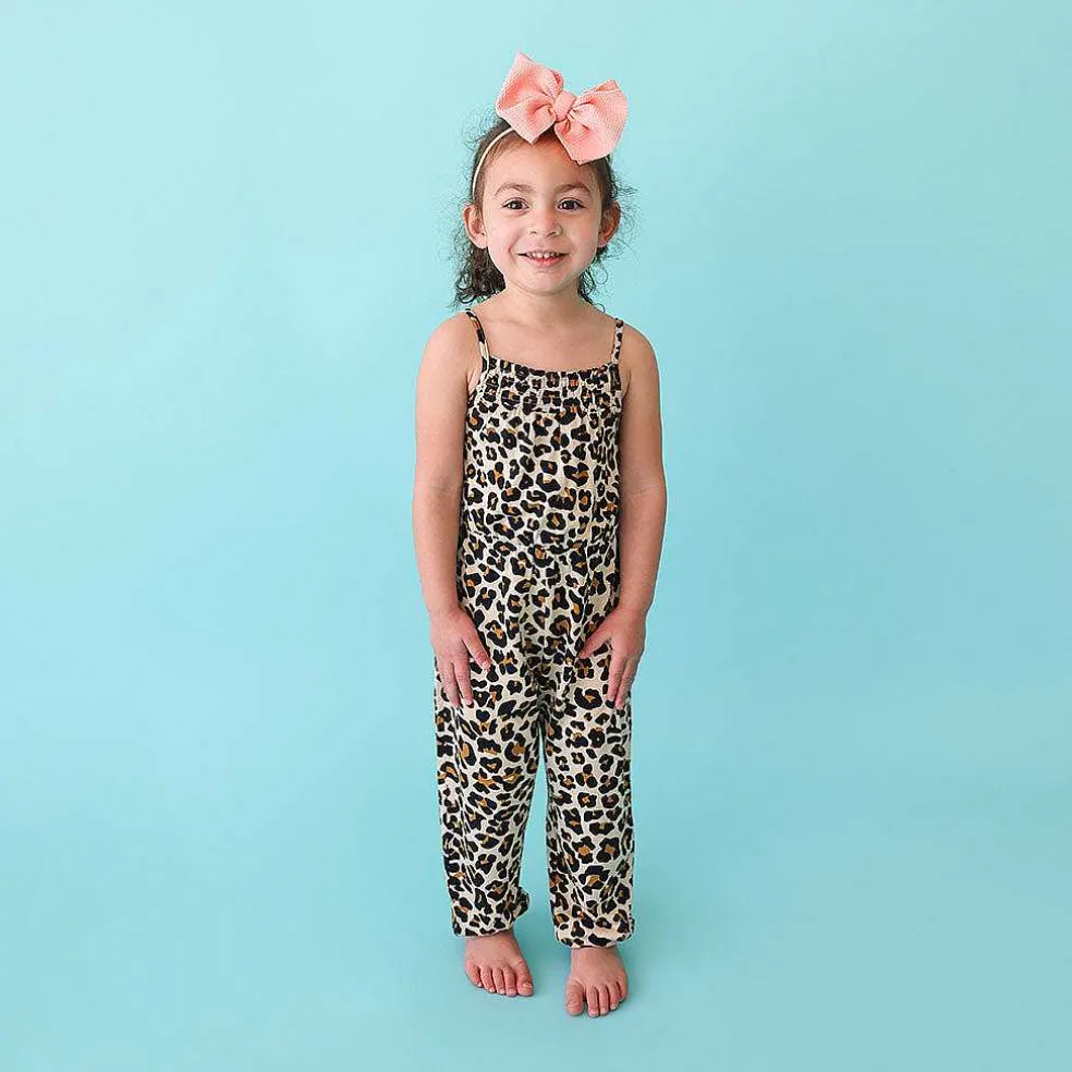 Posh Peanut Sleeveless Smocked Jumpsuit Sale
