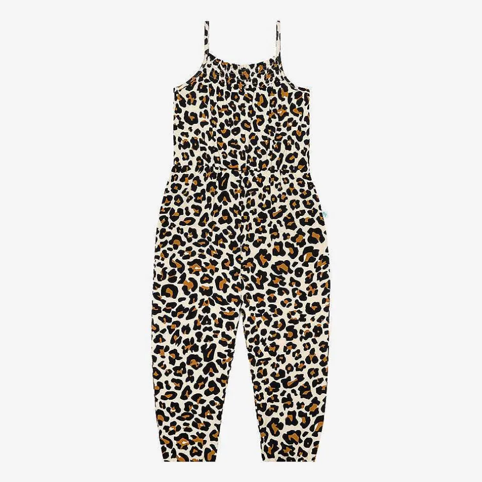 Posh Peanut Sleeveless Smocked Jumpsuit Sale